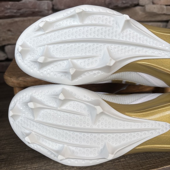 Adidas Adizero Electric White Gold Football Cleats IE4381 Mens